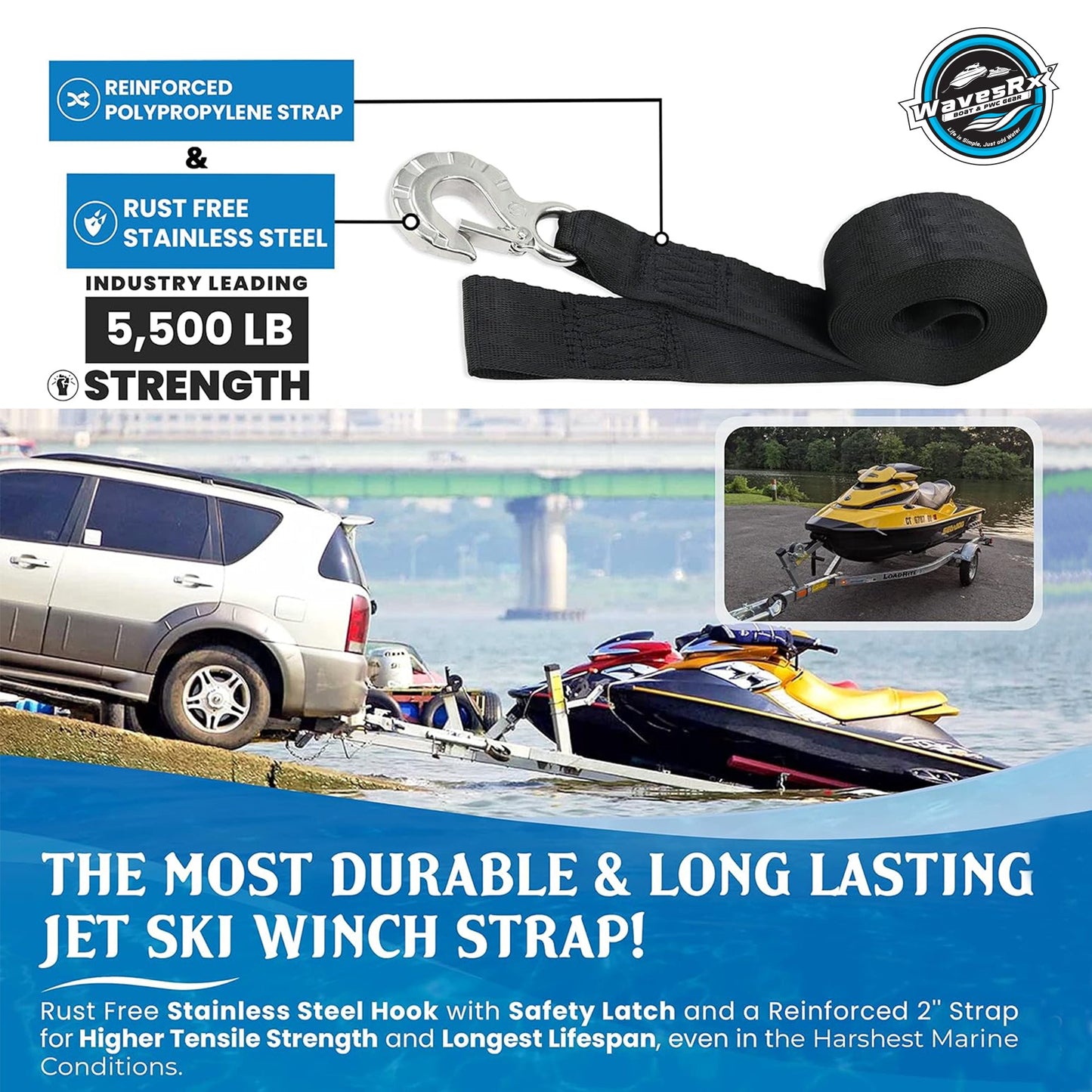PWC TRAILER WINCH STRAP