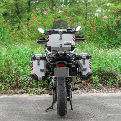 Aluminum Side Panniers, Top Case & Mounting Rack System for CFMOTO 800MT(2021-)