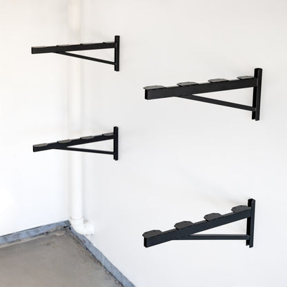 2' x 4' DIY Wall Shelf Brackets | Heavy Duty Garage Wall Shelves
