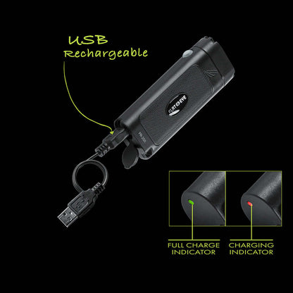 FLATEYE™ Rechargeable FR-500 Flashlight – 500 Lumens