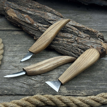 3-Piece Wood Carving Knife Set