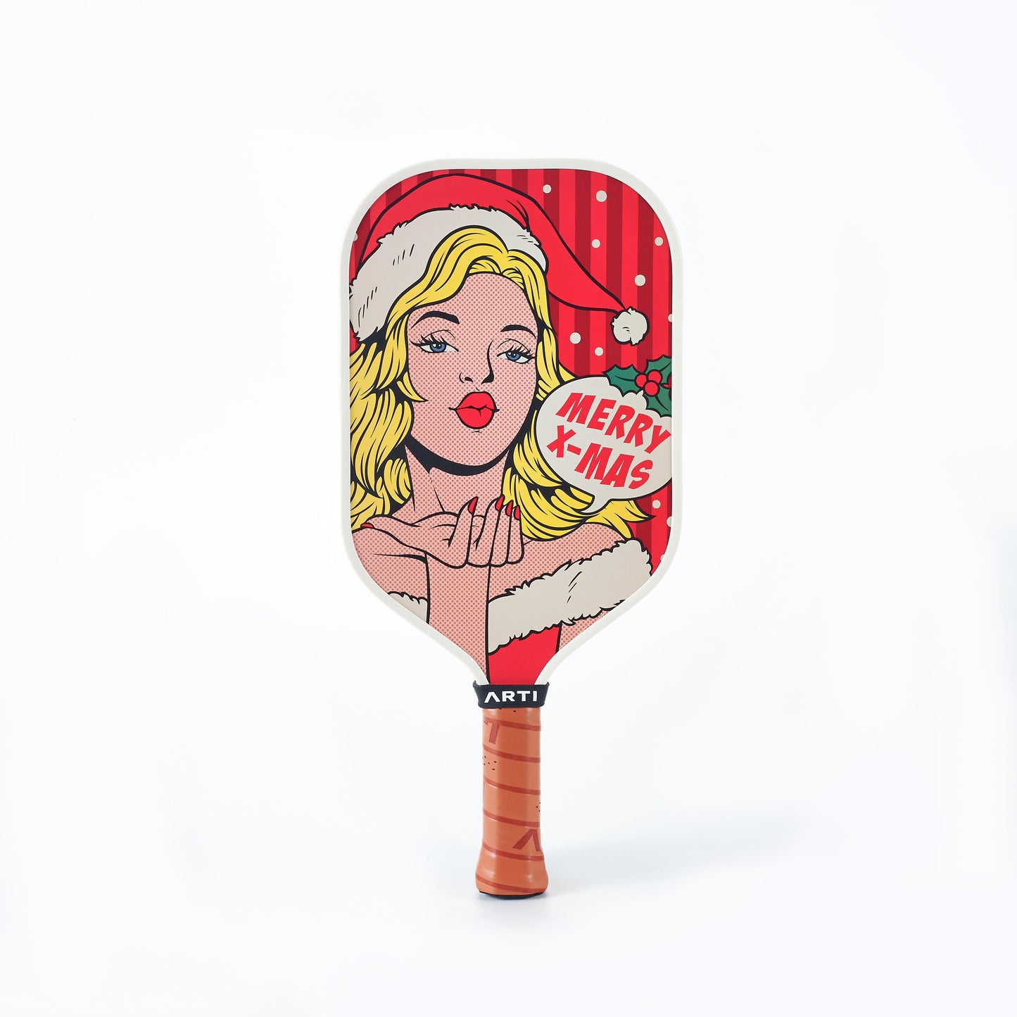 ARTI 16mm T700 Carbon Fiber Kristen & Kristy "X-MAS" Pickleball Paddle - USA Pickleball Approved