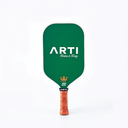 ARTI 16mm T700 Carbon Fiber Kristen & Kristy "Happy Holidays" Pickleball Paddle - USA Pickleball Approved