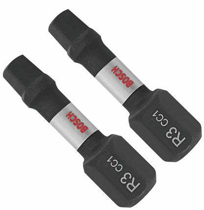 BOSCH ITDSQ3102 2 pc. Driven 1 In. Impact Square #3 Insert Bits