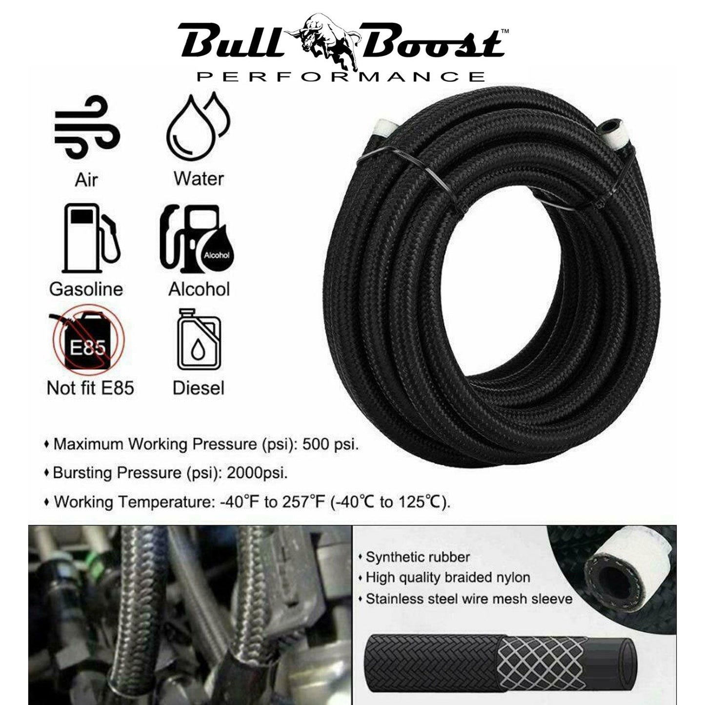 Universal Performance Oil Catch Can 2 Port -10AN Breather 750mL Baffle Tank