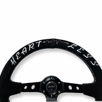 Suede Deep Dish Steering Wheel + Short Hub Adapter Kit For Toyota Camry Corolla