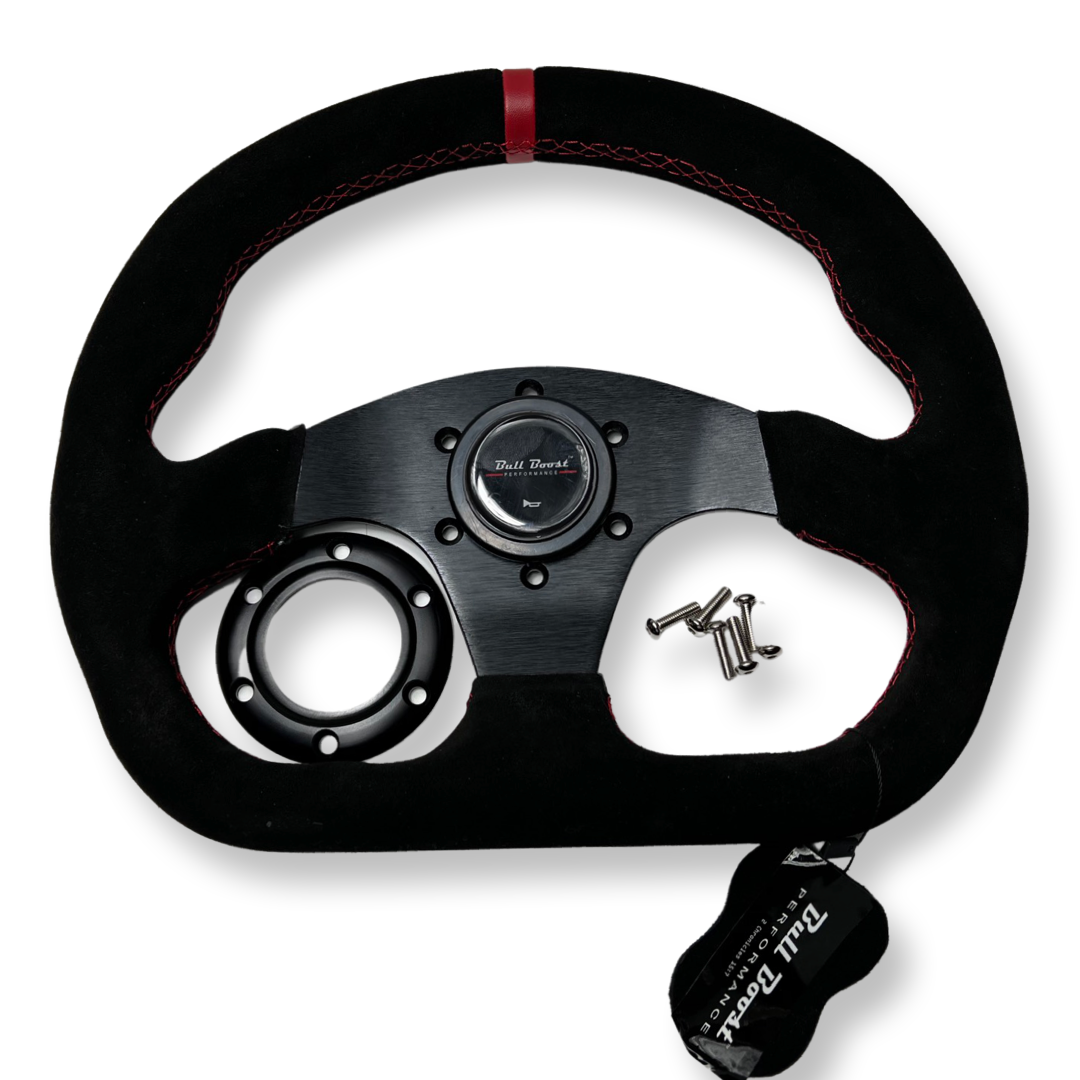Racing Steering Wheel + Quick Release Short HUB Adapter For Nissan 350Z 370Z