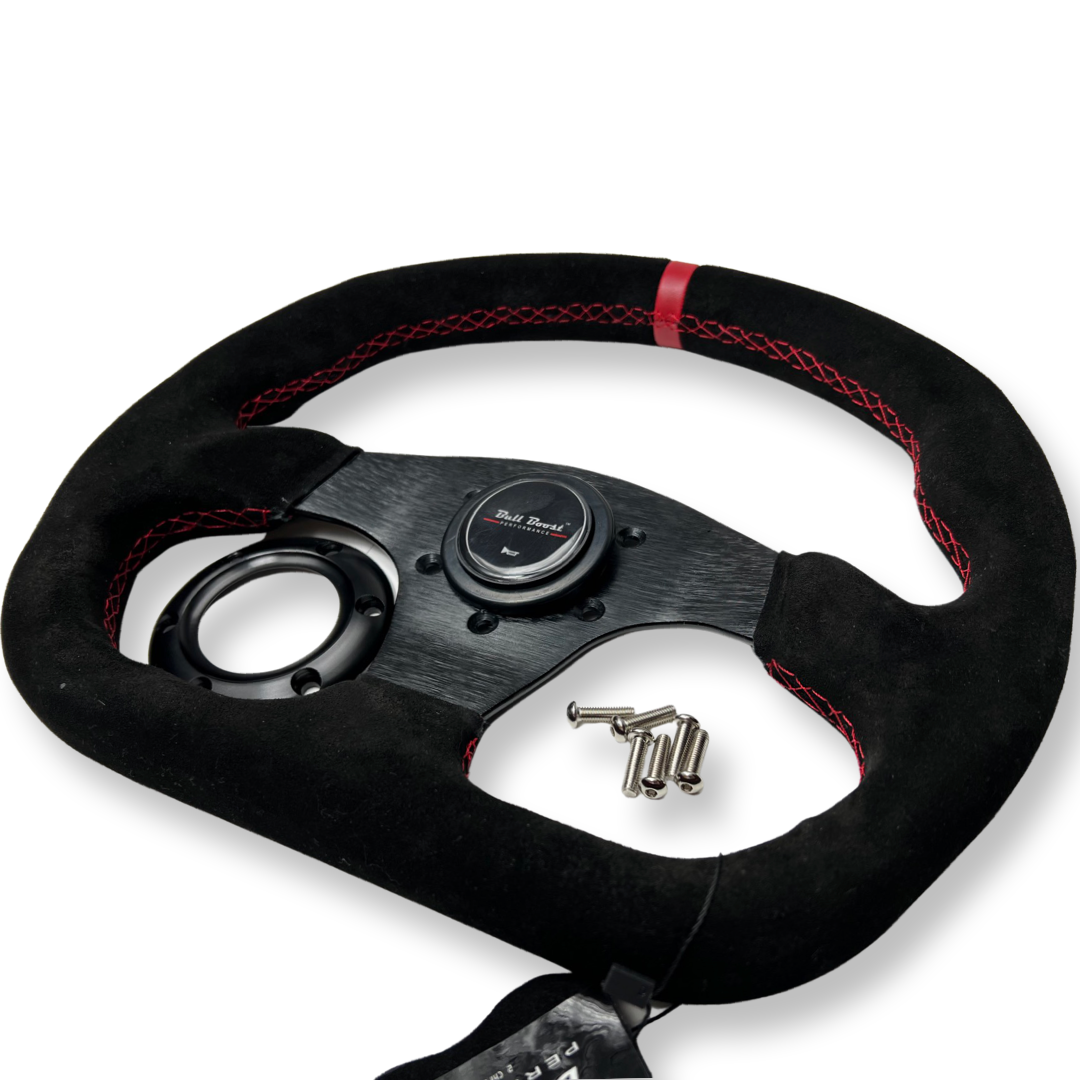 Racing Steering Wheel + Quick Release Short HUB Adapter For Nissan 350Z 370Z