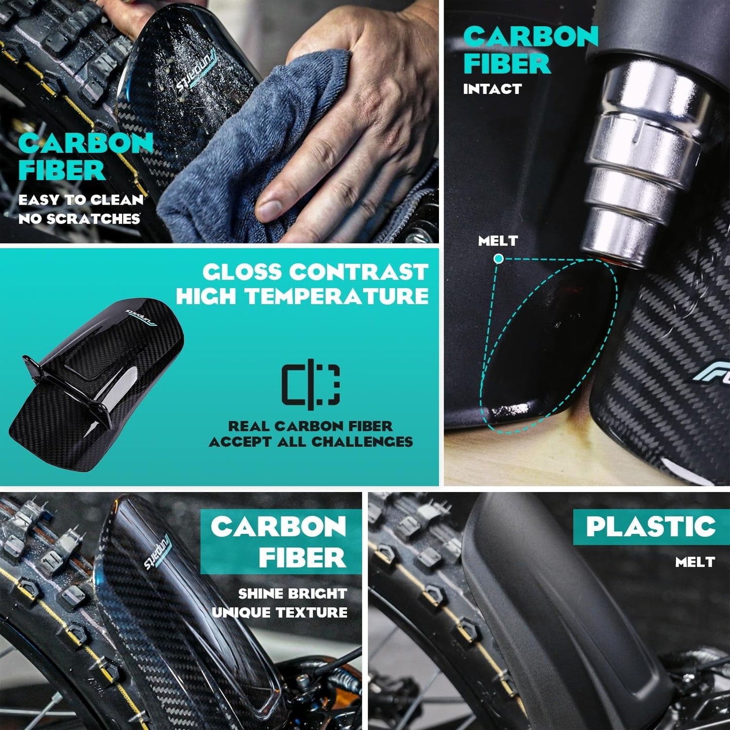 Surron Light Bee Carbon Fiber Mud Guard