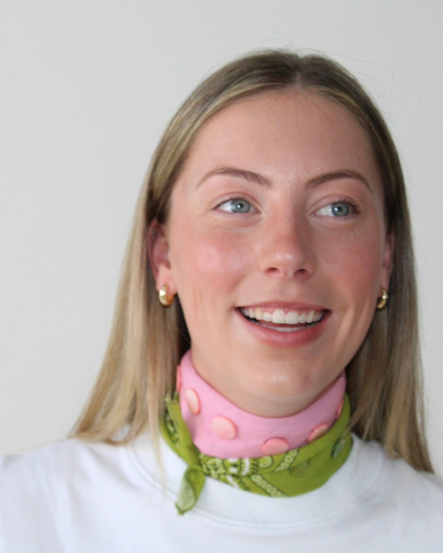 Mother of Pearl Beaded Bandana Choker