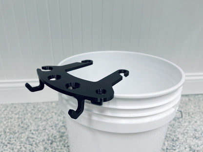 BucketCaddy - Wheel, Tire, & Detailing Brush Organizer for 5-gallon and 6-gallon Car Wash Buckets