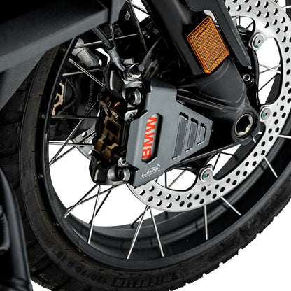 LOBOO Brake Caliper Guard for BMW R1300GS / R1300GS Adventure– CNC Aluminum, Titanium Gray Anodized Finish