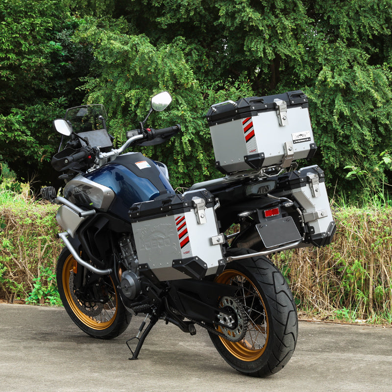Aluminum Side Panniers, Top Case & Mounting Rack System for CFMOTO 800MT(2021-)