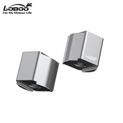 LOBOO Handlebar Risers for KTM 790 / 890 / 390 Adventure (2020-on) – CNC Aluminum 0.75 in Bar Riser Kit, Black or Silver Anodized Finish