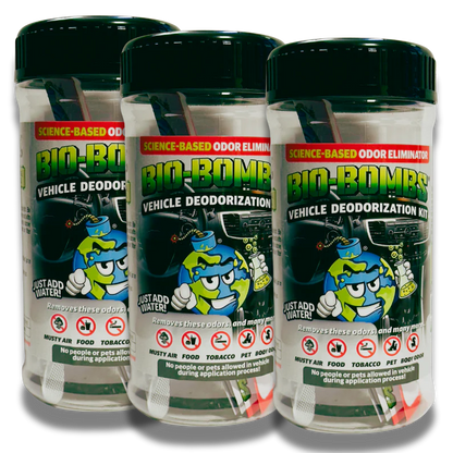 Bio-Bombs Vehicle Deodorization Kit (Car Odor Bomb)