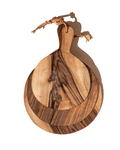 Round Walnut Cutting Boards
