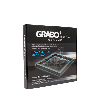 GRABO HighFlow Foam Seal 400, 16x16in Pad, Holds 242 lb