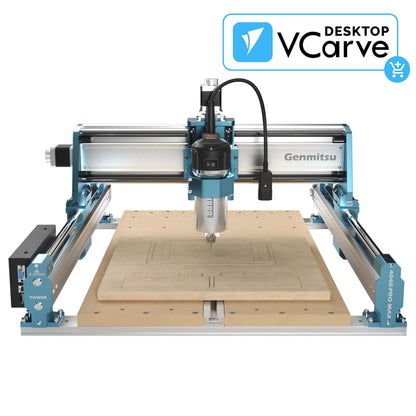 4040-PRO MAX CNC Router Machine with Vectric V-Carve, 710W Trimmer & Linear Rail Driven, Enhanced XZ Axis