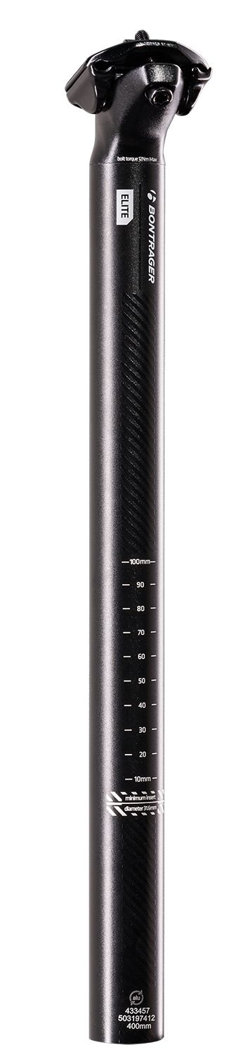 Seatpost Bontrager Elite 27.2 x 330mm 0mm  Black