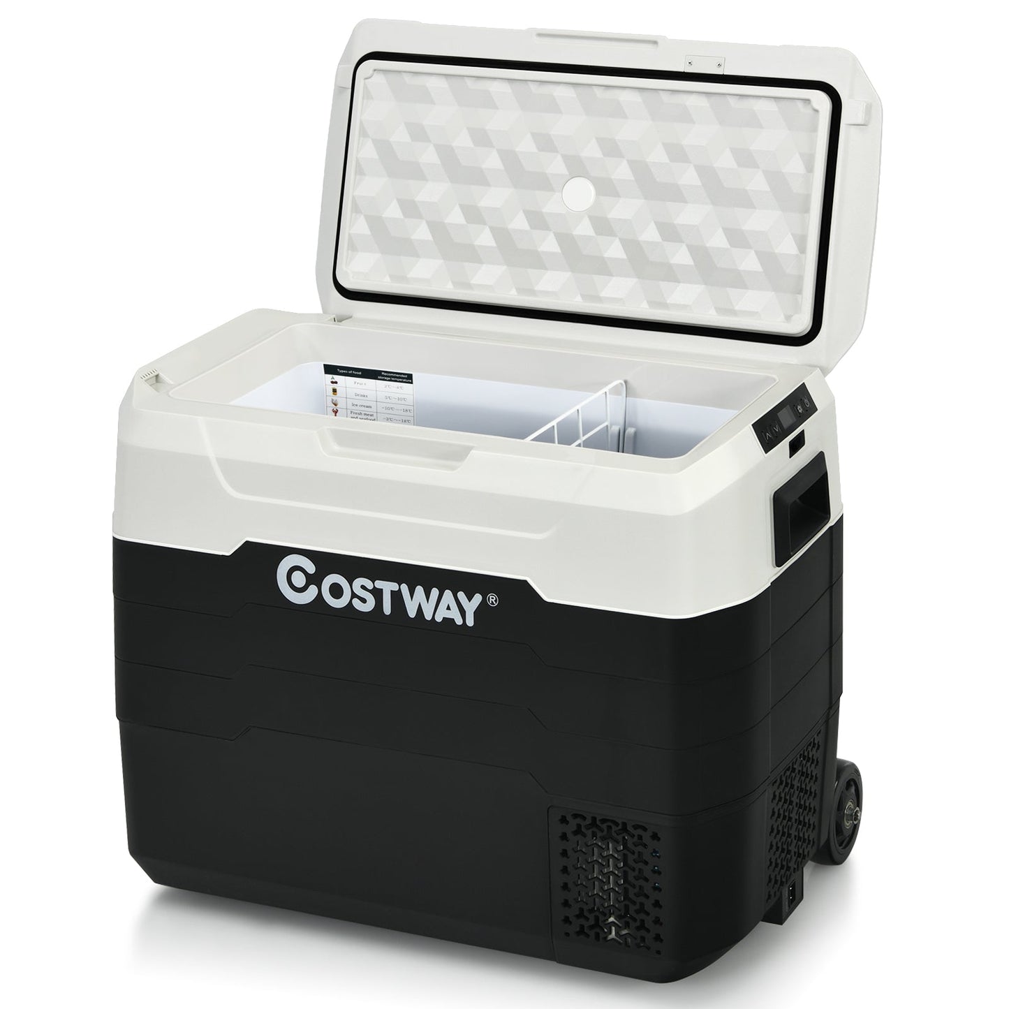 42 QT Portable Dual-Zone Car Refrigerator