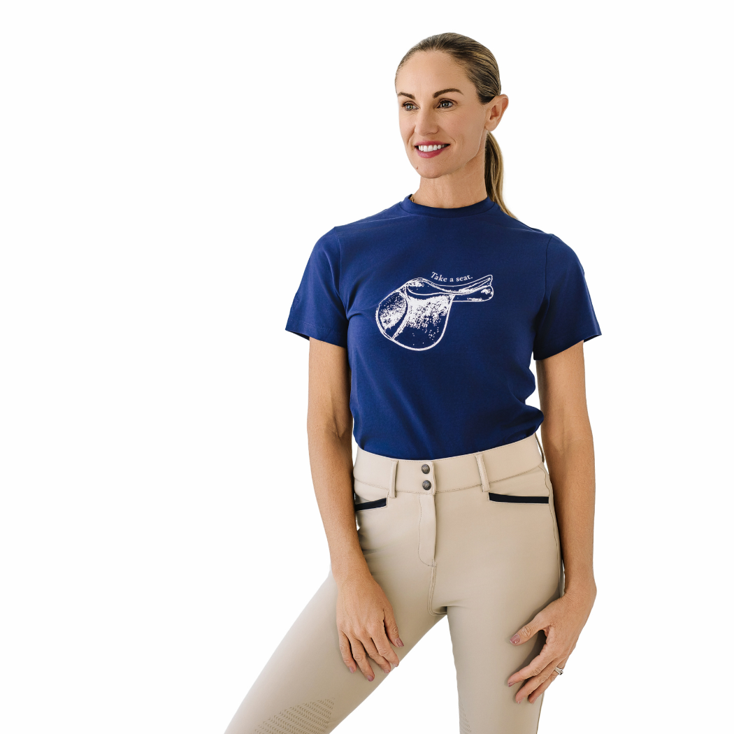 Take A Seat Tee - Navy