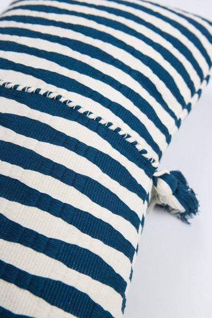 Antigua Pillow - Dark Teal Blue