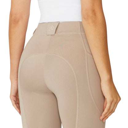 Women's AeroWick Knee Patch Tight - Neutral Beige