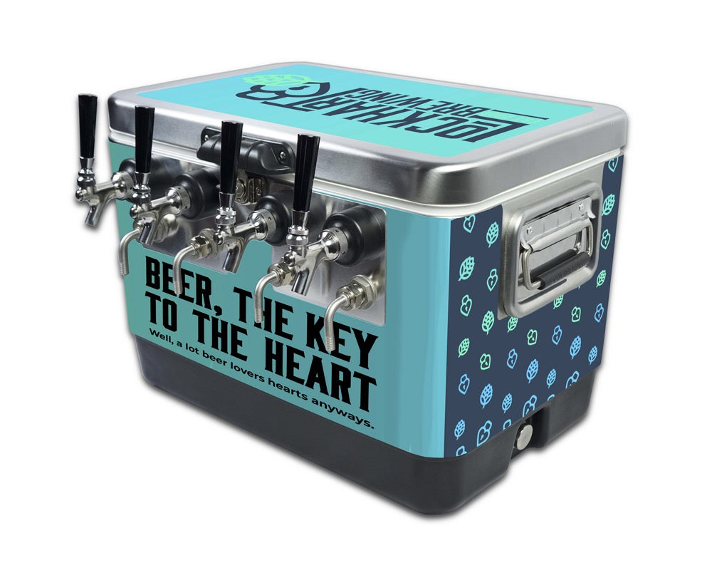 4-Tap Jockey Box, Front Inputs