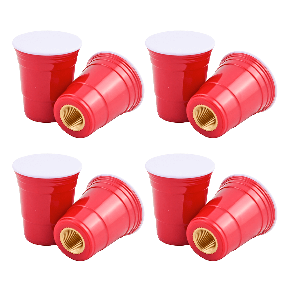 Bicycle Tire Valve Caps (Set of 2) | Easy Installation, BPA & Phthalates Free, Tire Protection
