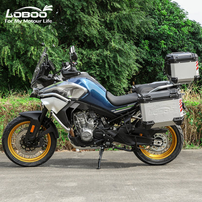 Aluminum Side Panniers, Top Case & Mounting Rack System for CFMOTO 800MT(2021-)