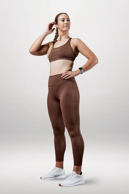 Women's SOHO Full Length High Waist Leggings (City Mocha)