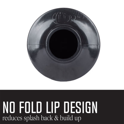 Bellows Accordion Toilet Plunger (Black and White)