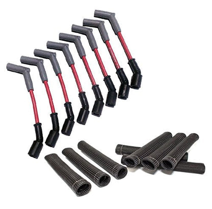 Red LSx Car Performance Spark Plug Wire Set LS1 LS2 LS3 LS6 LS7 LSA