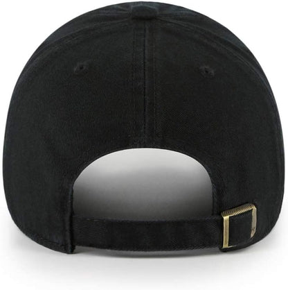 47 MLB New York Yankees Ballpark Clean Up Adjustable Cap, Black/White/Pink, One Size