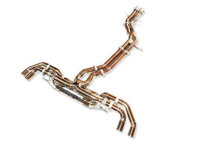 Yonristic Audi RSQ8 Exhaust VANTA Edition Valved Catback Doulbe X-pipe 3''