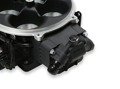 EFI Terminator X Stealth 4500 Service Throttle Body - Black - 4 Injectors - 650 HP - Secondary Throttle Body