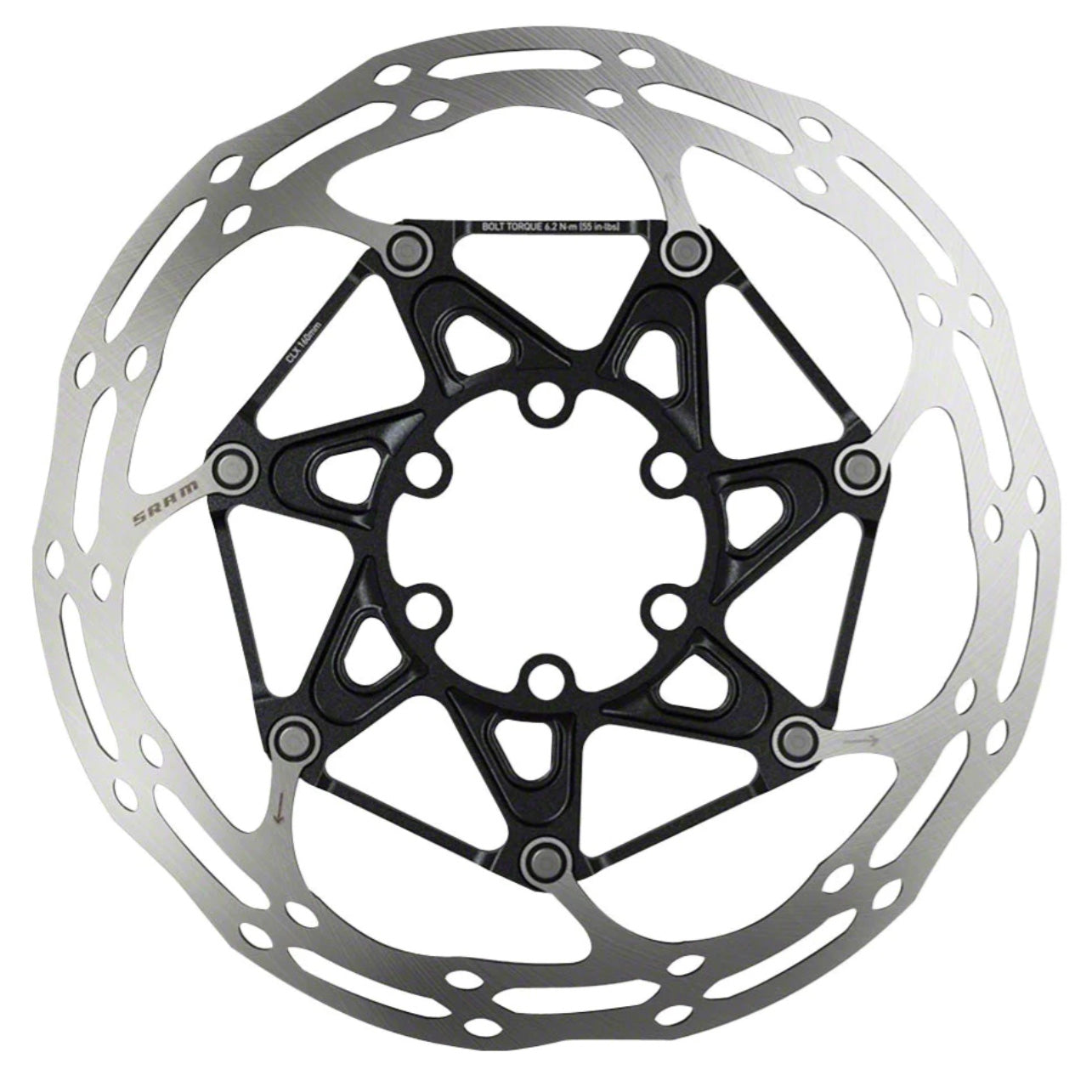 SRAM Centerline 2 Piece Rounded Disc brake rotor ISO 6B 140mm