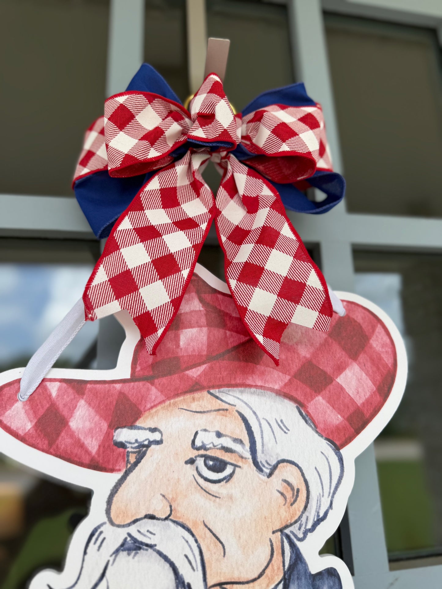 Red & Blue Reb Door Hanger