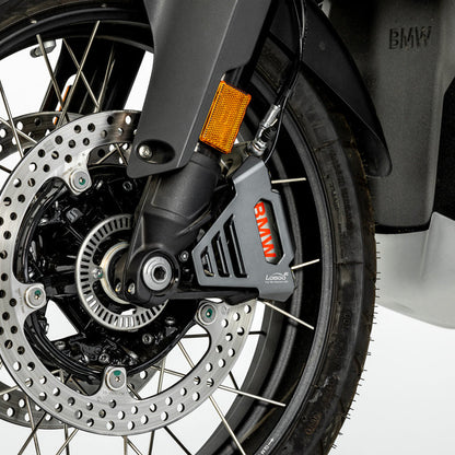 LOBOO Brake Caliper Guard for BMW R1300GS / R1300GS Adventure– CNC Aluminum, Titanium Gray Anodized Finish