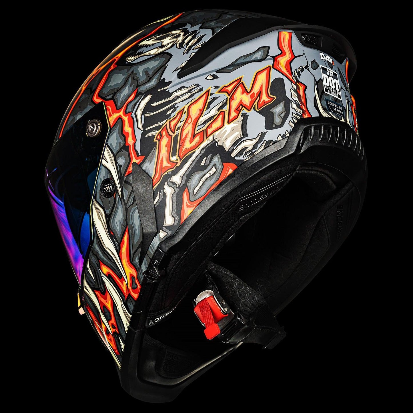 ILM Full Face Motorcycle Helmets Racing Helmet Model MF509
