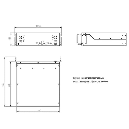 RUIXU Battery | Server Rack 3U Battery | RX-LFP48100 | UL1973 Certified | UL9540