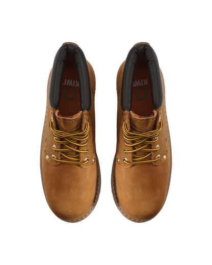Kiwi Premium Wheat Nubuck 6" Water Resistant Work Boots [61100]