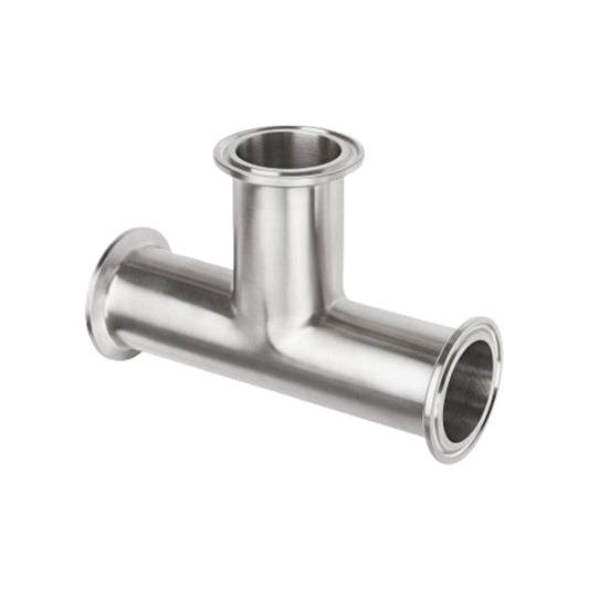 0.500" OD 16ga Tri-Clamp Tee - (7MP) - Polished OD/ID - 304 Stainless