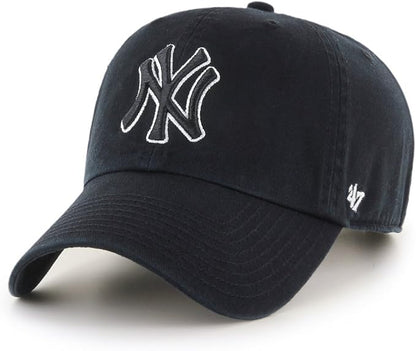 47 MLB New York Yankees Clean Up Adjustable Baseball Cap BKA