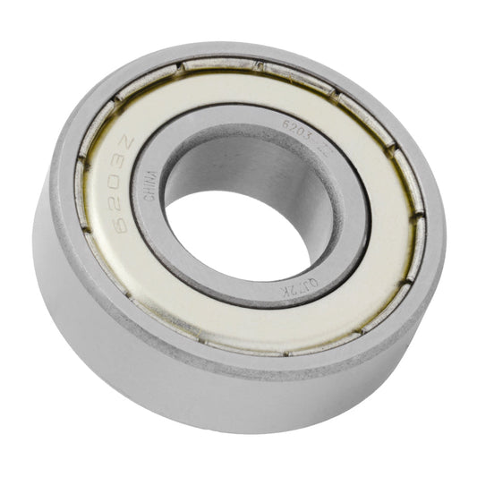 6203-1/2 - Deep Groove Radial Ball Bearing, 0.5" Bore (ID)