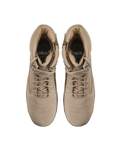 Kiwi Durable Sand Suede 6.5" Composite Toe Zipped Water Resistant Tactical Boots [68200]