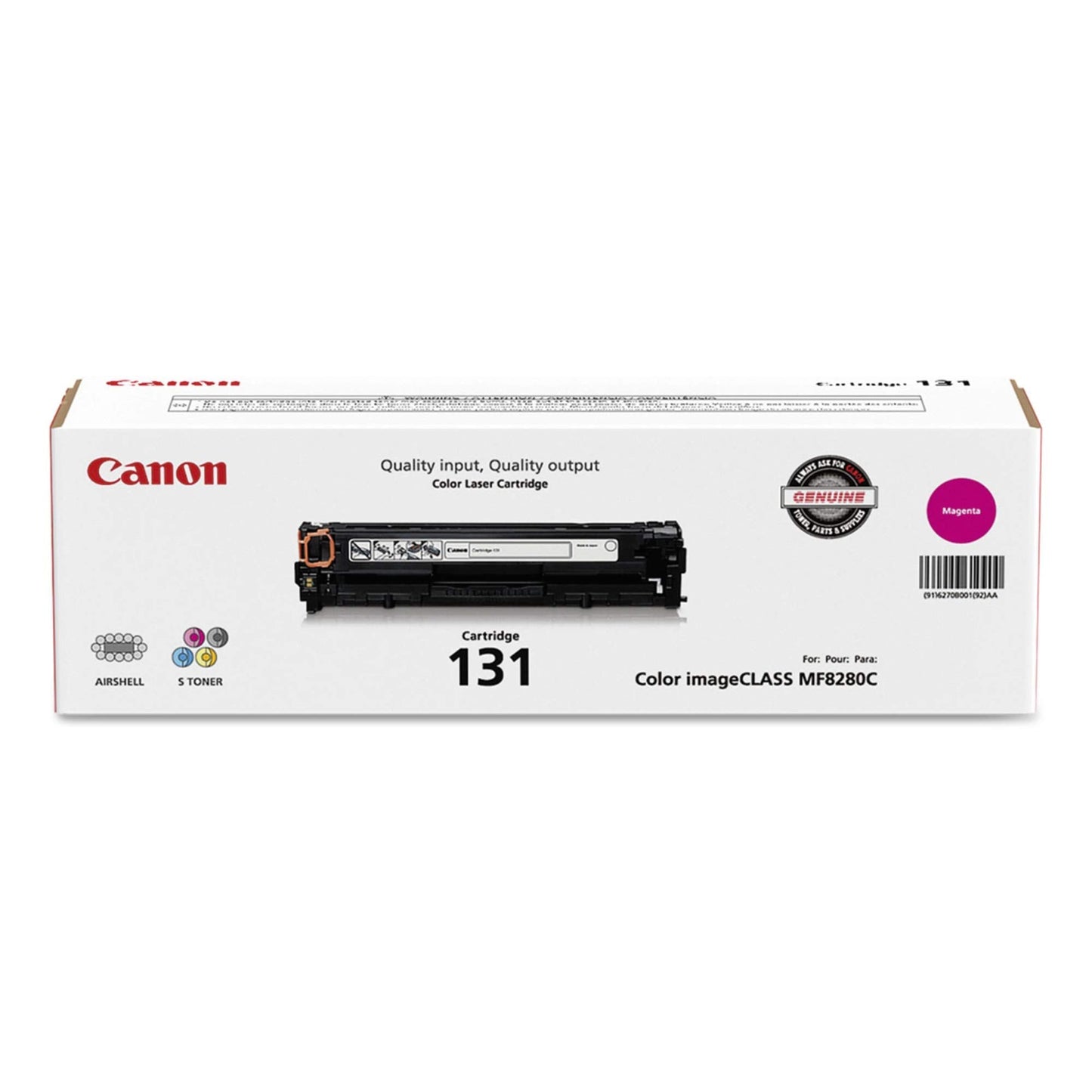 New, Pre-Owned - Canon 131 Standard-Yield Magenta Toner Cartridge, 6270B001