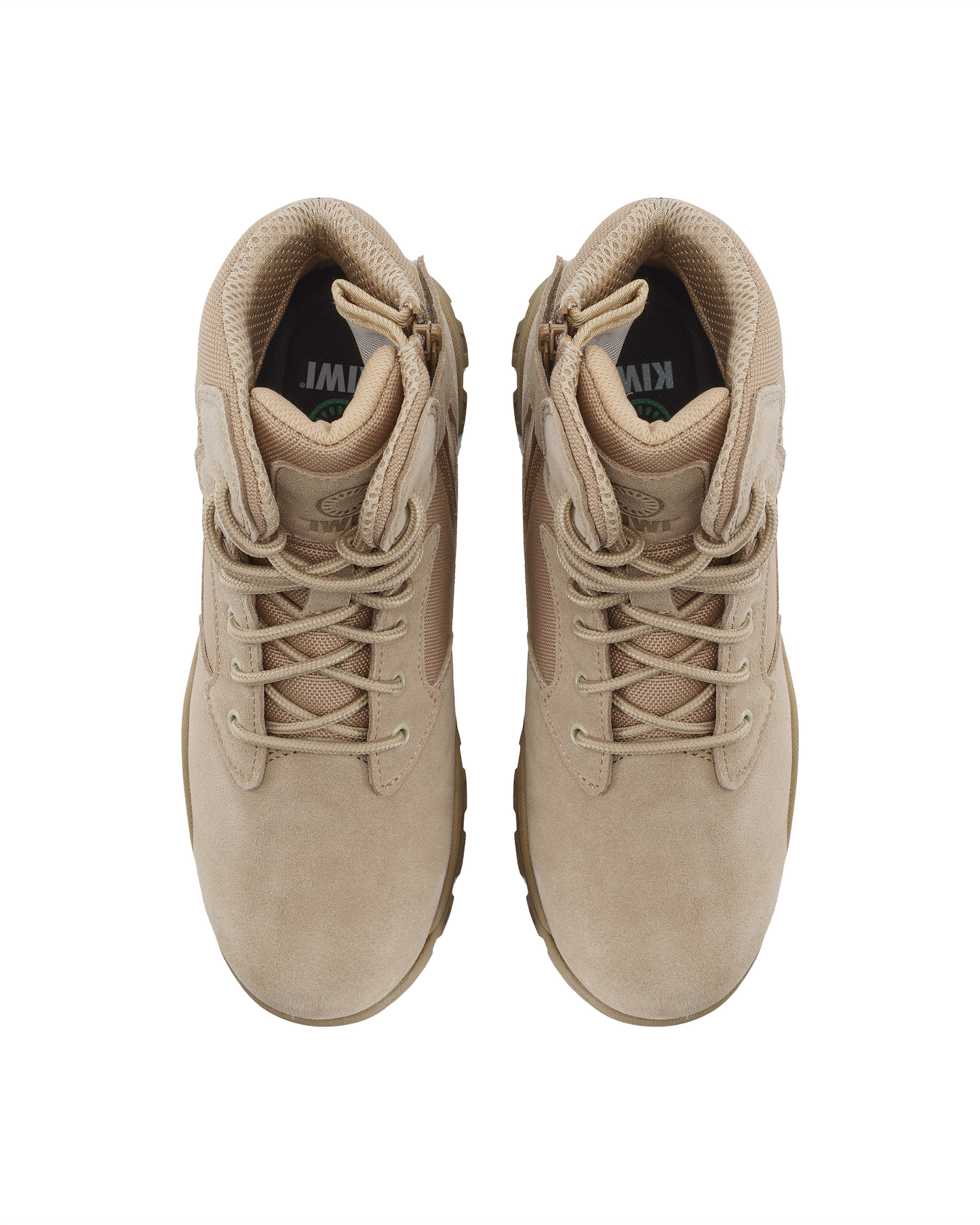 Kiwi Rugged Sand Suede Mid-Cut 6" Zipped Water Resistant Tactical Boots [63000]