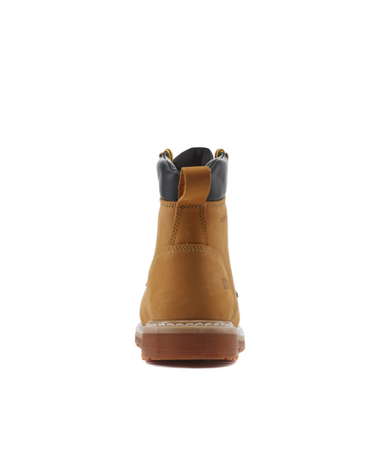 Kiwi Premium Wheat Nubuck 6" Steel Toe Waterproof Cap-Toe Work Boots [64000]