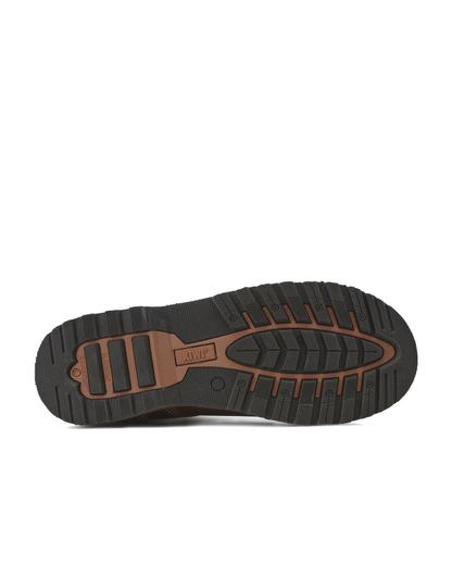 Kiwi Premium Brown Crazy Horse 6" Steel Toe Waterproof Cap-Toe Work Boots [64100]